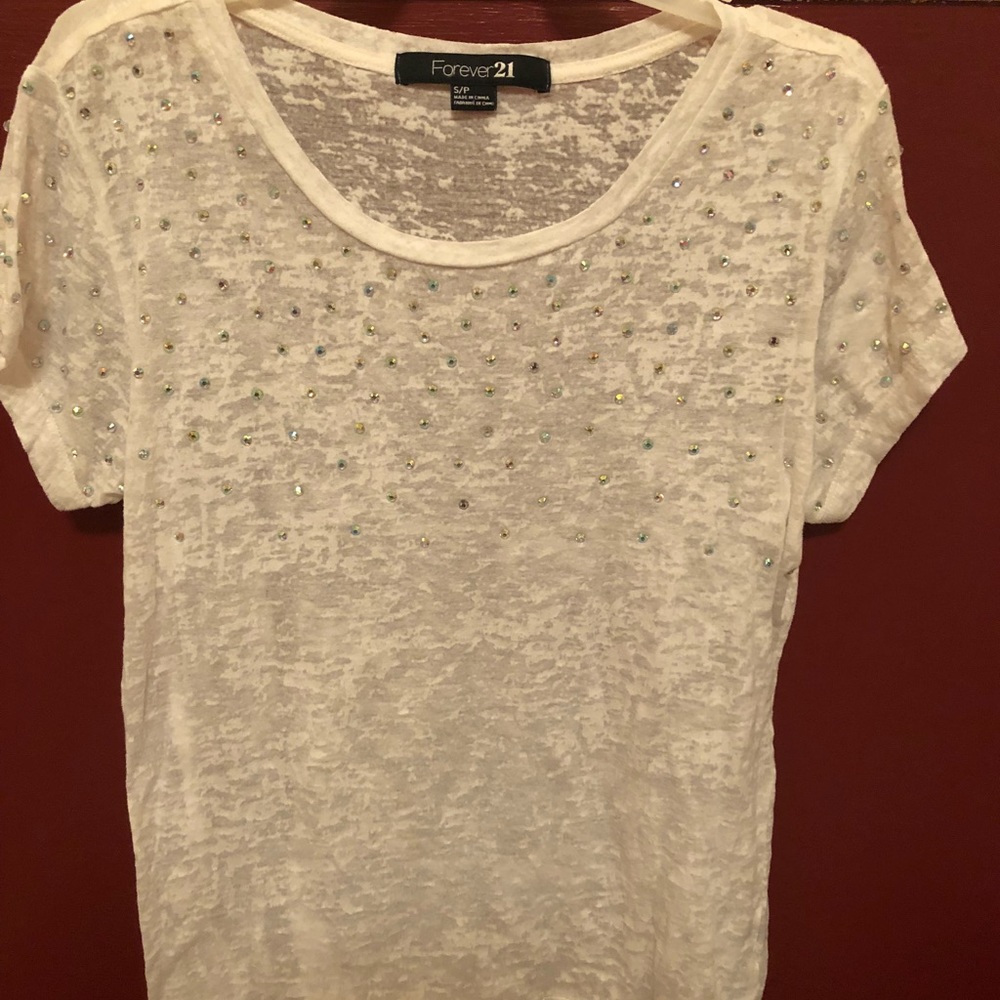 Sheer White Top